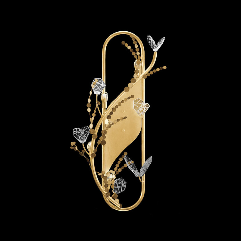 Volare 26"H RSF Sconce, Burnished Gold
