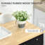 Buffet moderne, 2 tiroirs / tablette réglable, comptoir de cuisine solide - standard