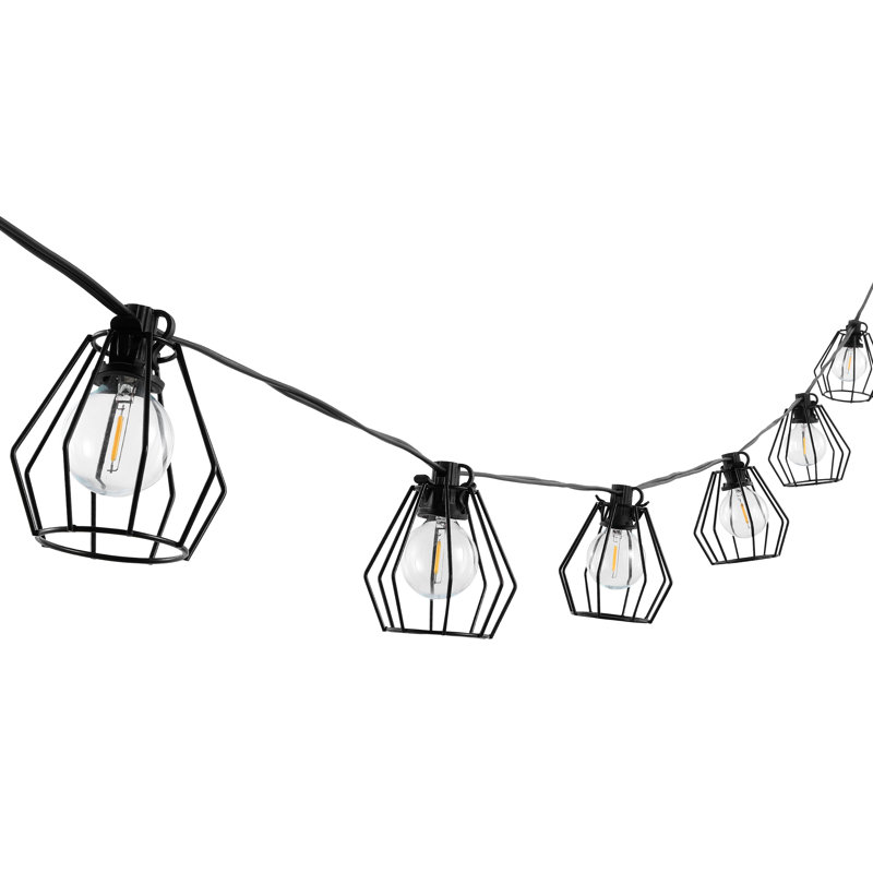 Baltimore 120'' Diamond Caged String Lights