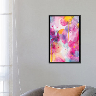 « notre danse colorée », reproduction d’impression sur toile