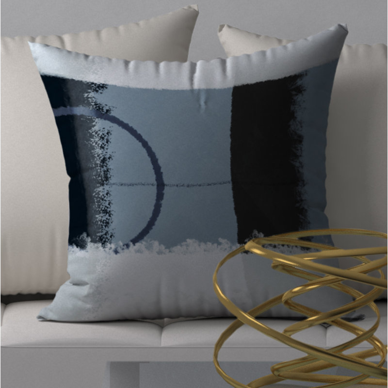 Housse de coussin carrée décorative fiable et insert, 18" x 18"