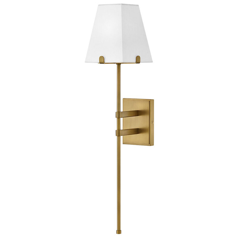 Hinkley Benton Sconce, Lacquered Brass