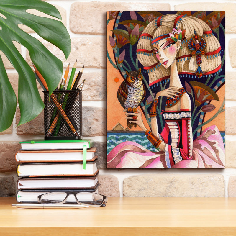 «Cleopatras Long oublier la période blonde» par David Galchutt, art mural sur toile, H 16 po x l 12 po x P 0,75 po