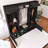 79.10 Inch Hall Tree With 7 Coat Hooks,Adjustable Shelf And Shoe Storage-1990365499