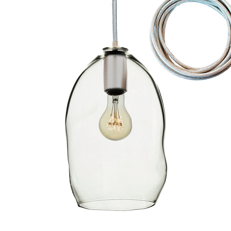 8 - Light Chandelier, 100" H x 18" W x 18" D, LED, Silver