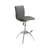 Vranduk Swivel Upholstered Adjustable Height Counter Stool with Metal Frame-25516799