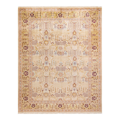 Keenan One-of-a-Kind 8' 0" X 10' 4" 2000s Wool Area Rug in Ivory