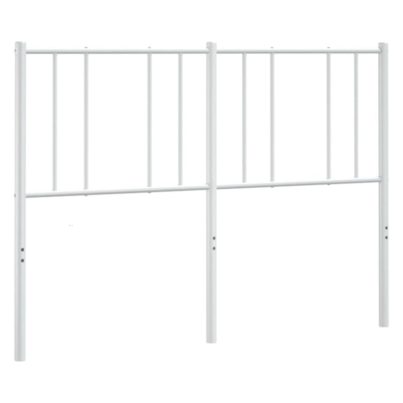 Eilleen Durable Metal Headboard, Modern Style, California King, White
