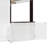 Full Loft House Bed With Playhouse & Storage, Modern Wood Cabin Bed For Kids/Teens, White+Espresso-164521255