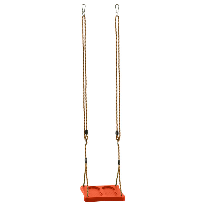 Machrus Swingan One Of A Kind Standing Swing With Adjustable Ropes - Fully Assembled, Orange