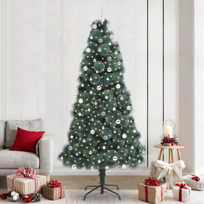 Artificial Pre-lit Christmas Tree with Ball Set