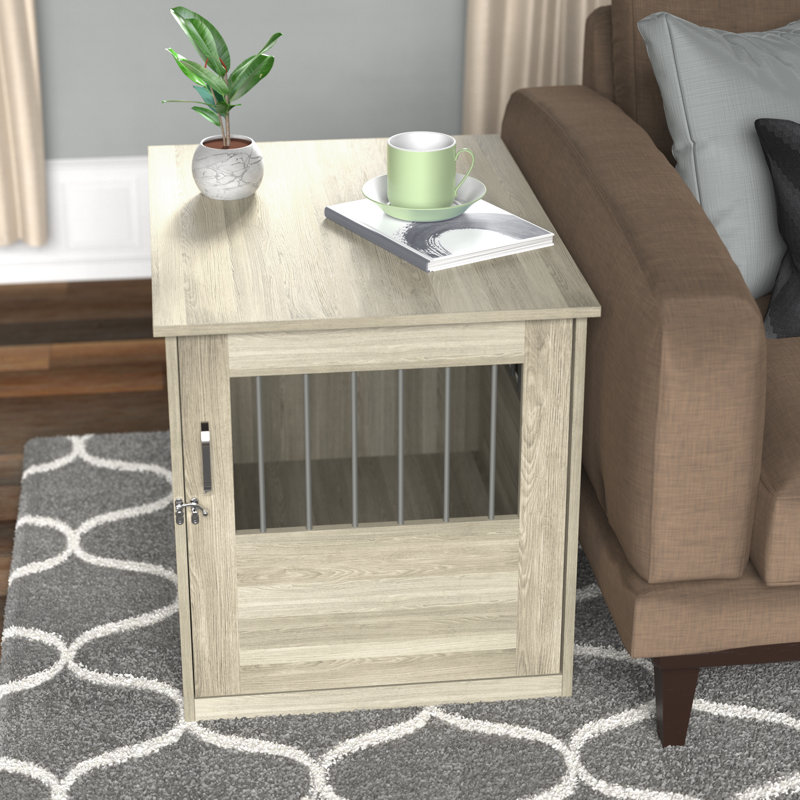 Table de bout et cage pour animaux ClosetMaid, Gris, H 25,2 po x l 23,4 po x P 32,4 po