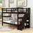 Desiderio Kids Twin Over Twin Bunk Bed-370807537