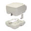 Toilette amovible portative 10L avec double sortie