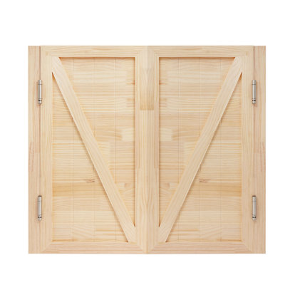 39.4X35.4” Solid Wood Partition Door