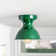 1 - Light Metal Bell Flush Mount