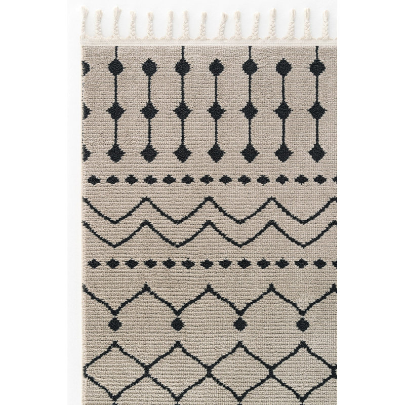 Milan Mink Soft Textured Scandinavian Rug, Runner 3'3" x 9'10"