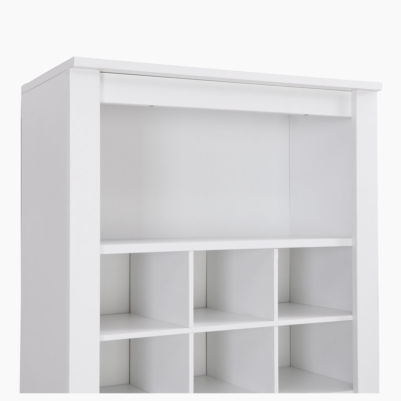 Range-chaussures 30 paires, Blanc
