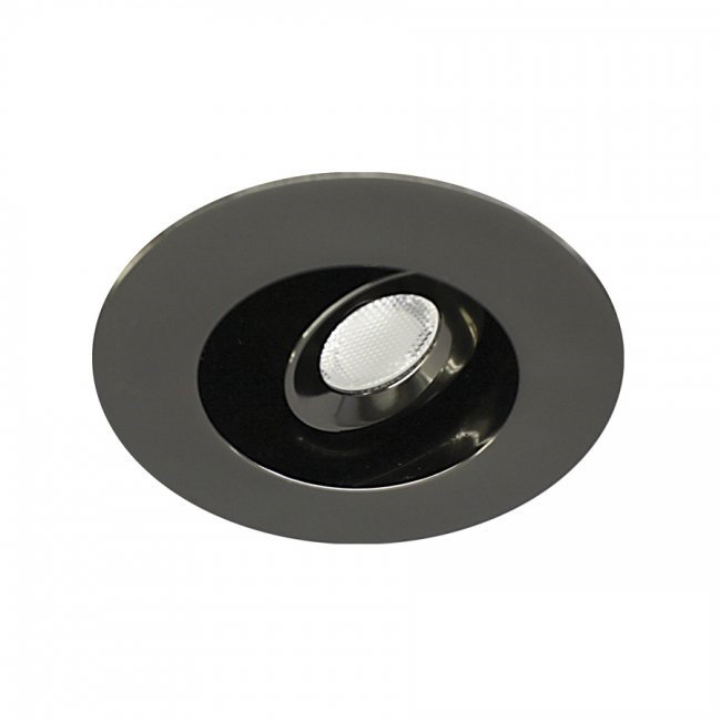 Sleek 15" Aluminum Miniature LED Recessed Downlight - Gunmetal Finish