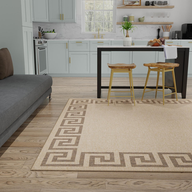 Sheglita Abstract Indoor Rug, Square 12'2"