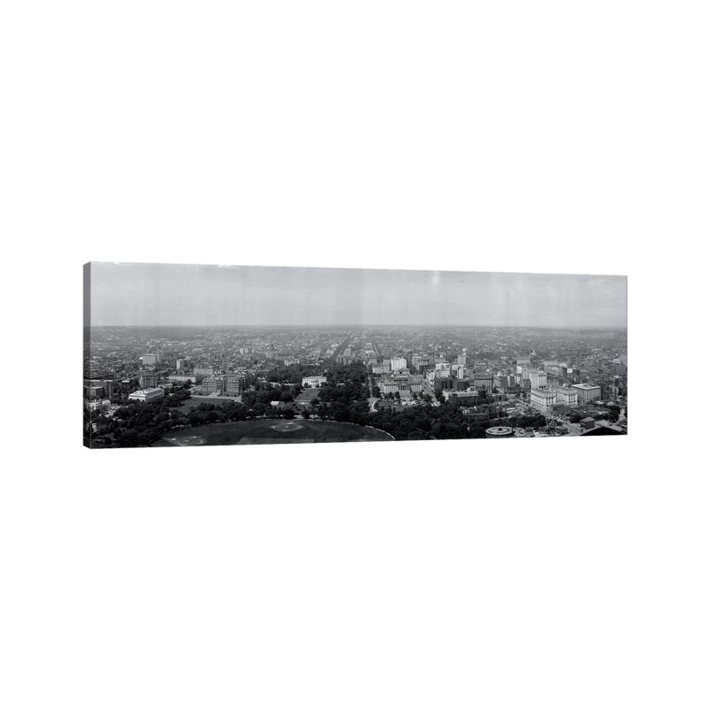 North View Washington DC - Wrapped Canvas Panoramic Print, 30.48 cm H x 91.44 cm W x 1.91 cm D