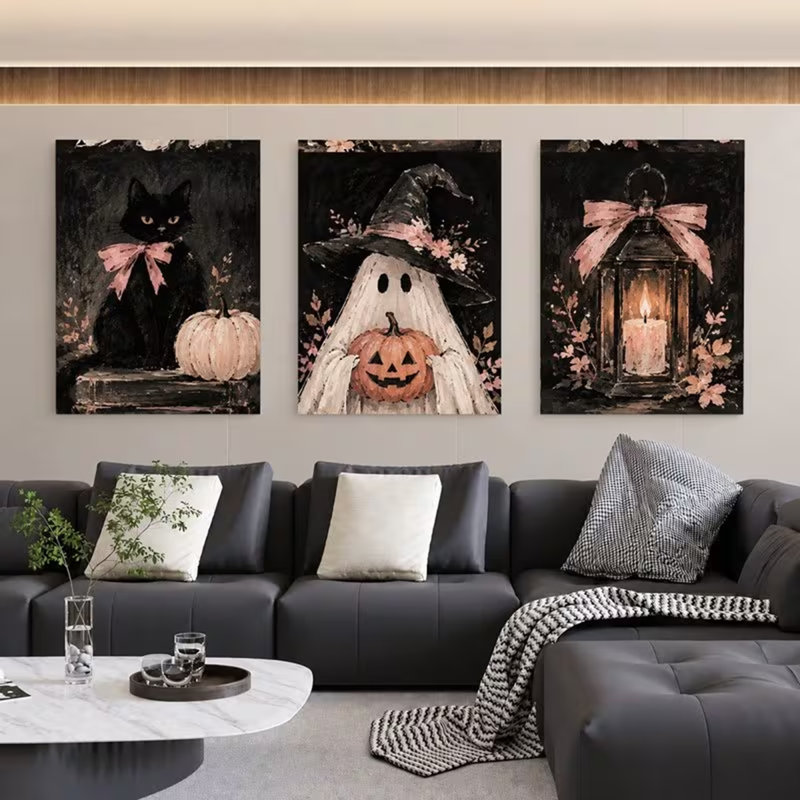 3 Piece Wrapped Canvas Wall Art, 45cm H x 30cm W