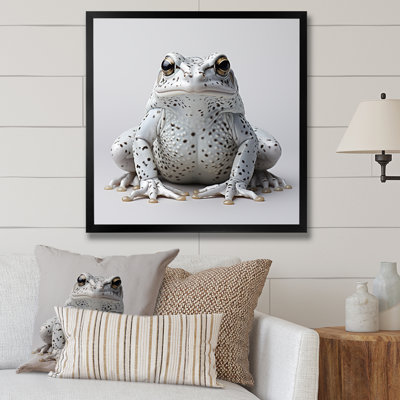 " Black And White Frog Harmony "