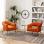 Fauteuil d'appoint en velours Chynna-1662602966