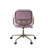 Siecross Pink Top Grain Leather Office Chair-2017363230