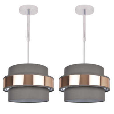 Hafford Fabric Semi Flush Mount