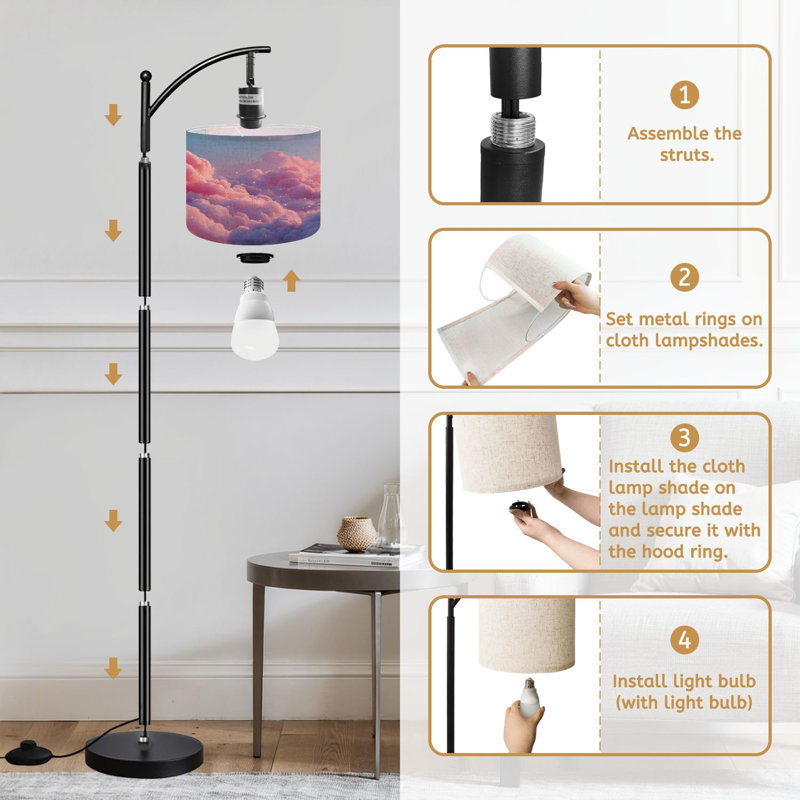  Lampe sur pied Arc Sun Cloud