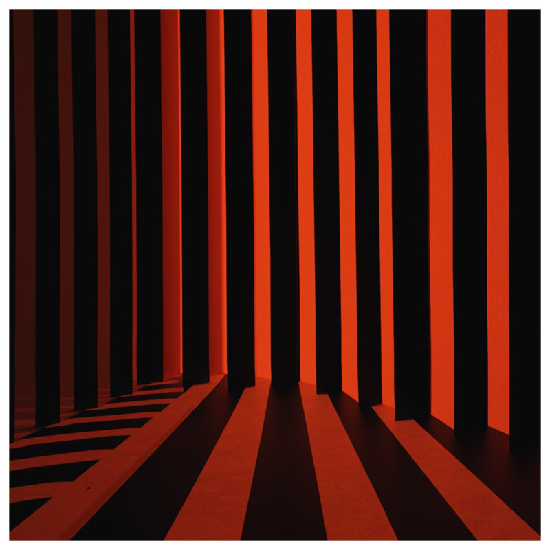 Rideaux de douche à rayures verticales rouges et noirs très longs, 70in W x 72in H
