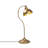 Phylis Elegant Metal Table Lamp, Gold Finish, 7.5 x 11.4 x 22.8 Inches | 19 cm Base Plate Diameter, E27 Socket (Max 40W), 78.7 in Cord, IP20 Rated | Ideal for Modern Hotel & Home Decor, Stylish & Functional Design-1157790513