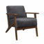 Fauteuil décoratif 32 pouces Rica, bois massif-116274045