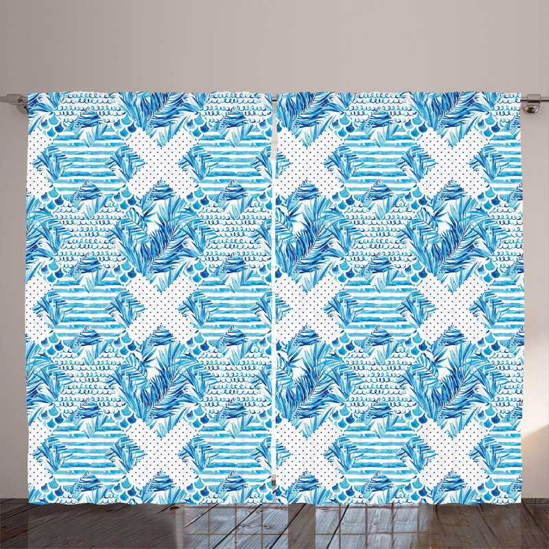 Semi Sheer Curtain Pair