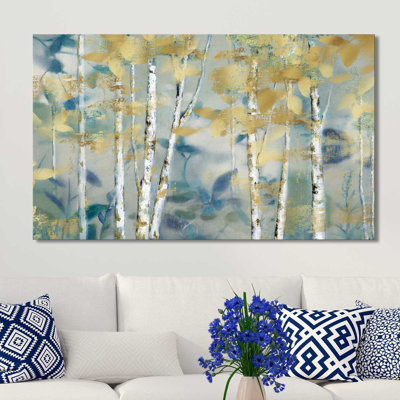 «Gilded Forest I», reproduction de peinture acrylique