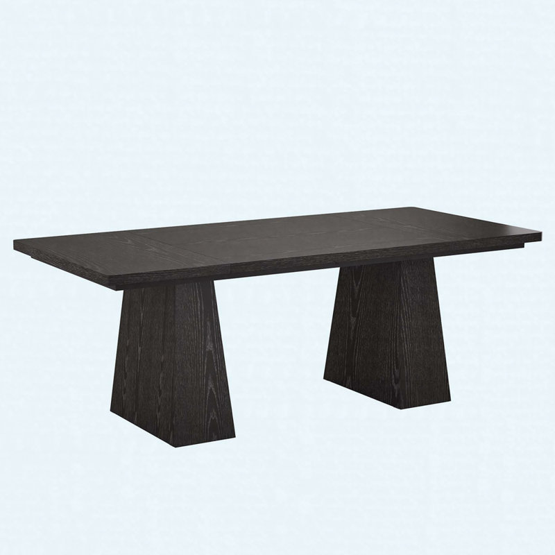 Bureau de direction 63 po avec double piédestal, ordinateur de bureau moderne et table de conférence