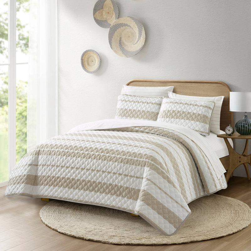 Ensemble de courtepointe en polyester Lerado, Grand lit