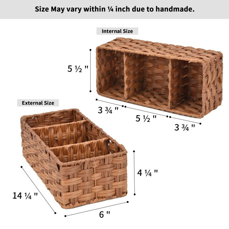 Plastic Basket Set (Set of 2) BTERAZ