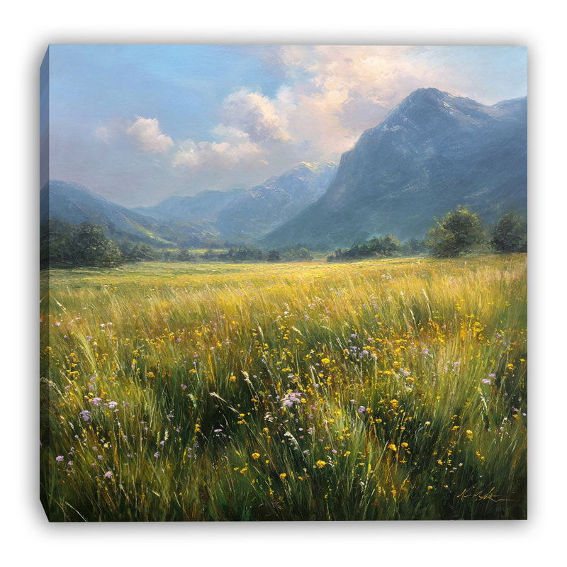 «Quiet Mountain», impression sur toile tendue, H 20 po x l 20 po x P 1,5 po