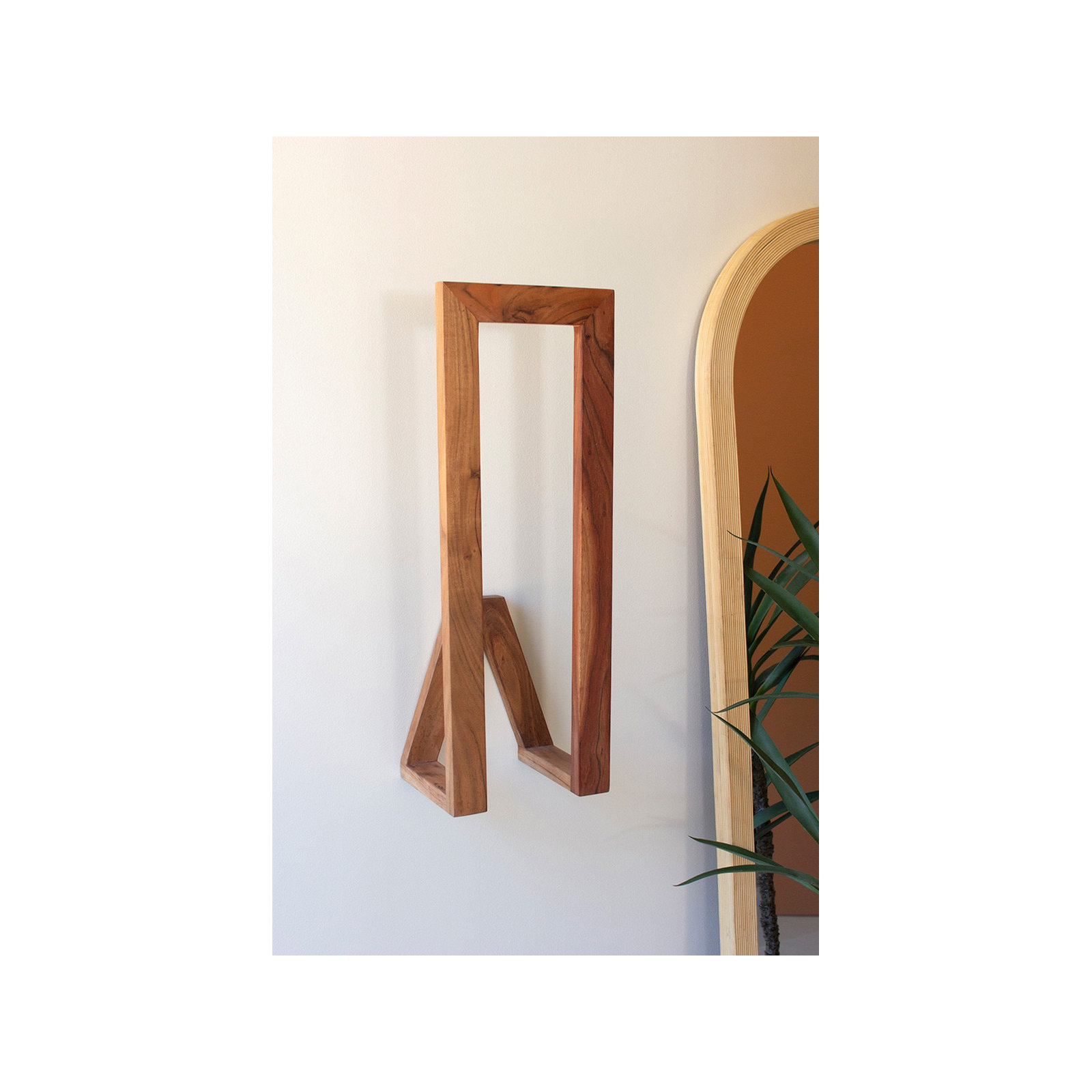 Lassell Wood Accent Shelf