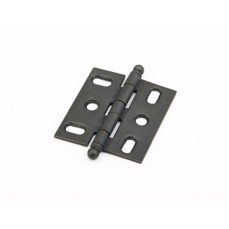 Schaub Non-Mortise Cabinet Hinge 2-5/8", Bronze vieilli