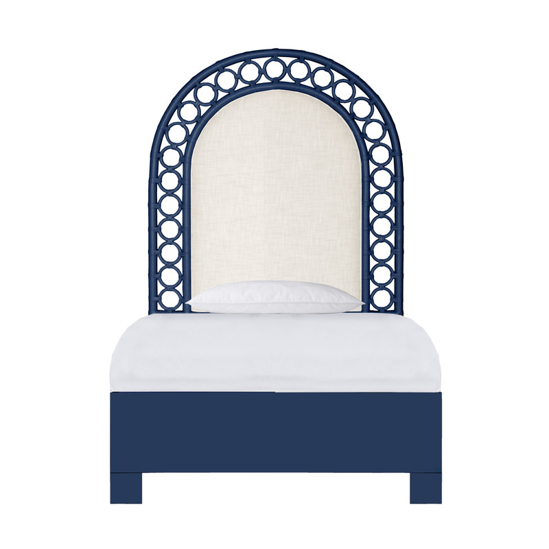 Solana Standard Bed, Twin Extra Long, Navy Blue