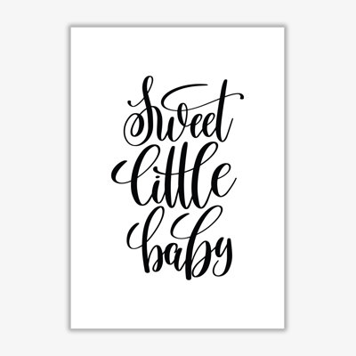 Sweet Little Baby - Print