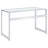 Blin Tempered Glass Steel Writing Desk