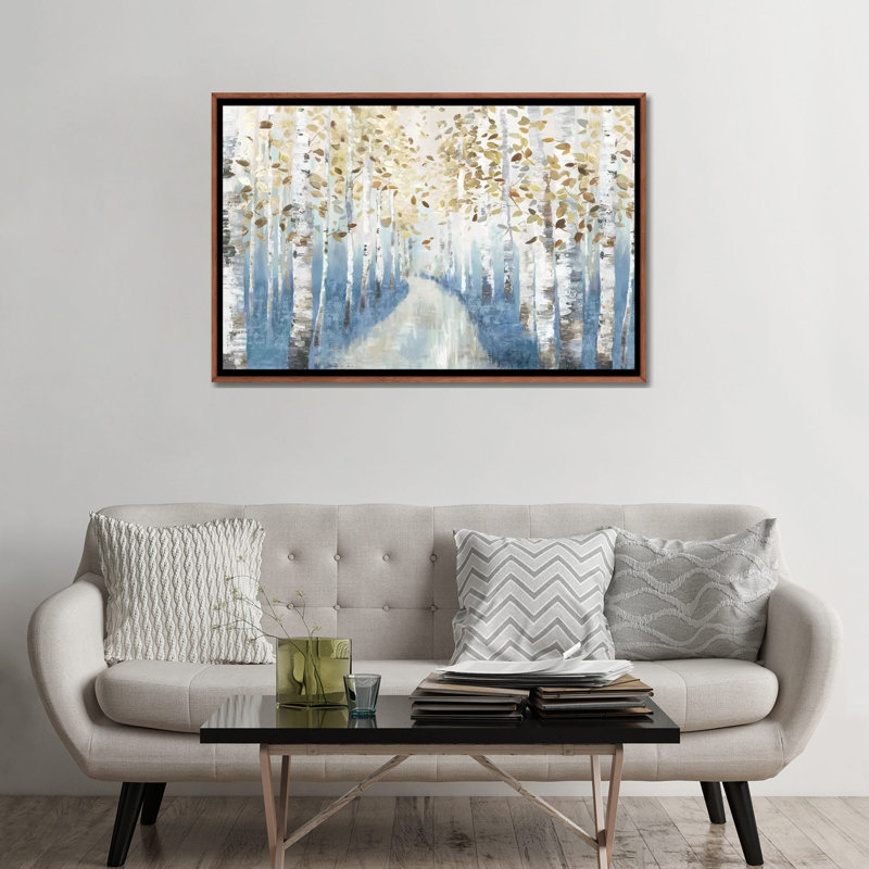 New Path I, Classic Wood Framed, H 32 po x l 48 po x P 1,5 po, Pas de tapis
