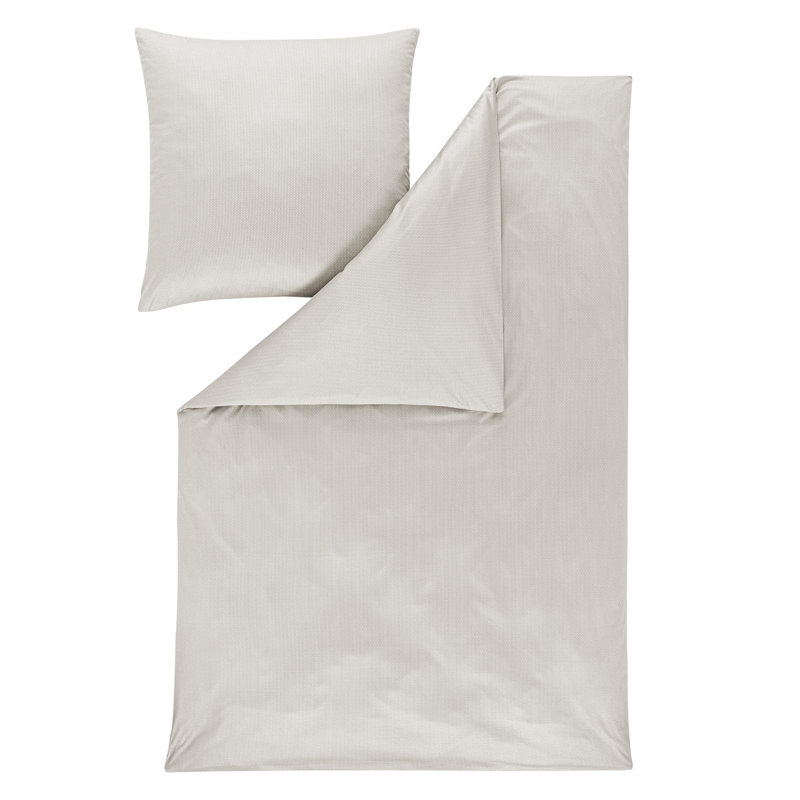 Atelier 100% Cotton Duvet Cover, 155 x 220cm Duvet Cover, Orange