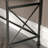 Industrial L-Shaped Desk With Built-In Usb Ports And Grommet Holes, Brown Finish