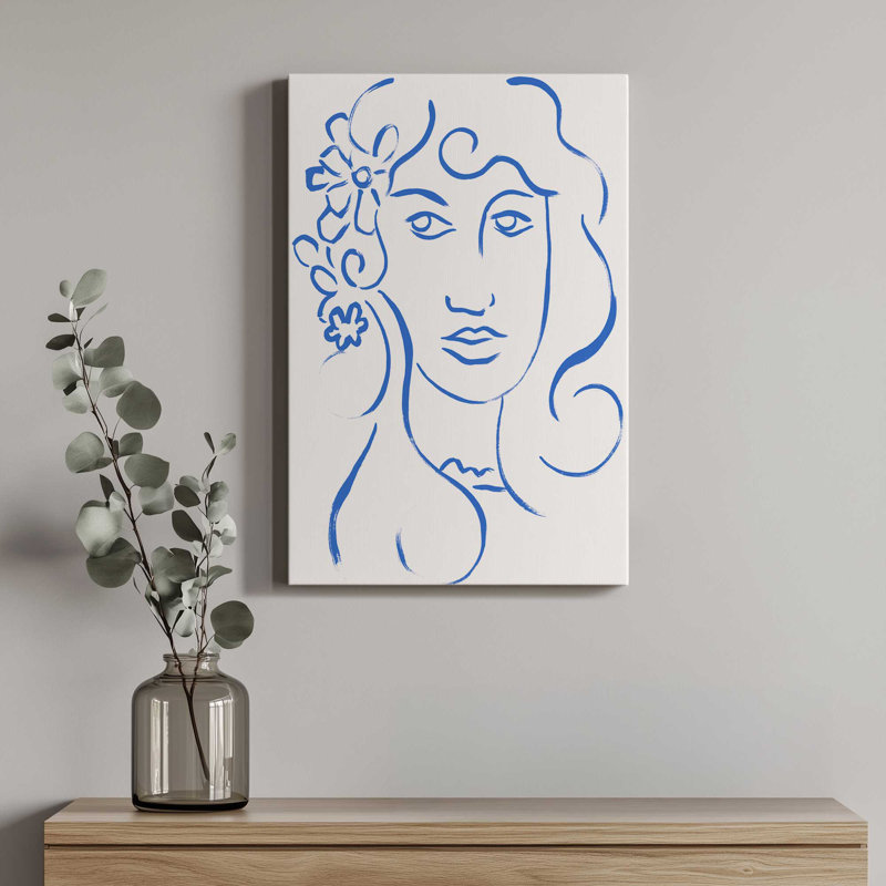 "Brush Whimsy I" par June Erica Vess, reproduction d'art sur toile, H 40 po x l 30 po