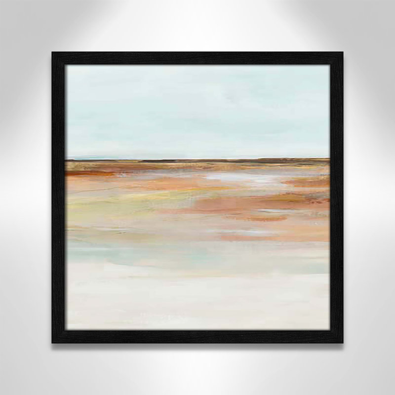 «Coastal Glades I Print» par Ian C, H 17 po x l 17 po x P 1,25 po, Cadre noir mince